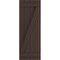Ekena Millwork True Fit PVC Four Board Joined Board-n-Batten Shutters w/Z-Bar, Raisin Brown , 21 1/2W x 44H, PR TFP102BBF21X044TB - alternate 2